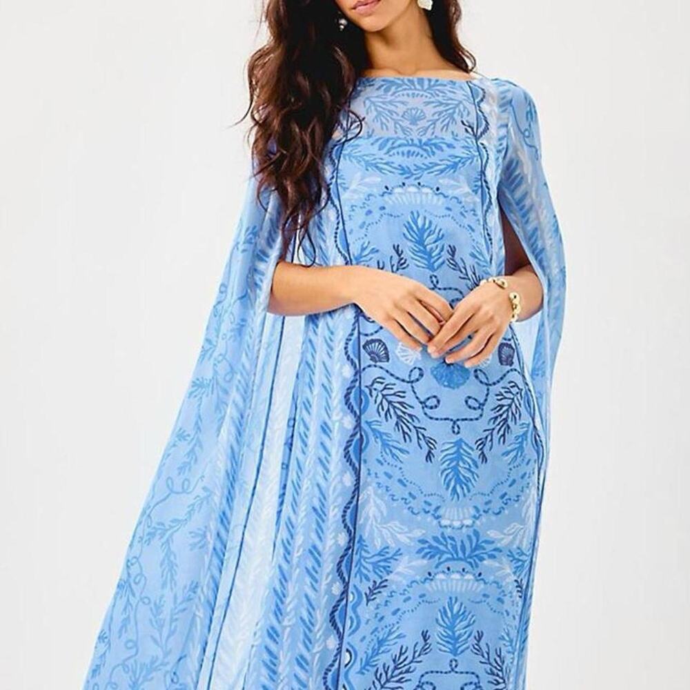 BRAND NEW LILLY PULITZER KINGSTON SILK MAXI SIZE 8